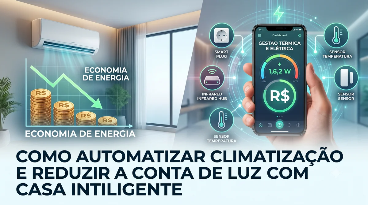 Como Automatizar Climatização e Reduzir a Conta de Luz com Casa Inteligente